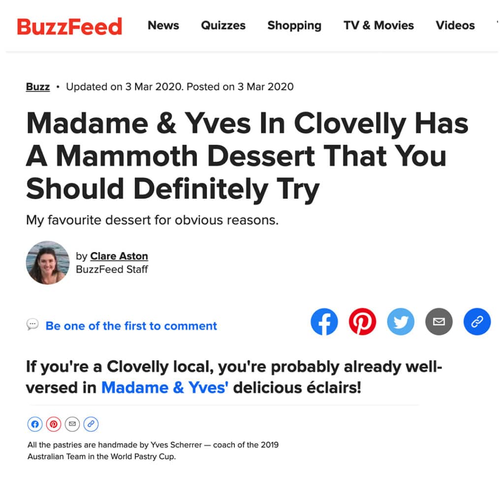 Buzzfeed Madame and Yves review